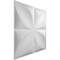Ekena Millwork Helene EnduraWall Decorative 3D Wall Panel, White, 11 7/8"W x 11 7/8"H WP12X12HEWH - alternate 4
